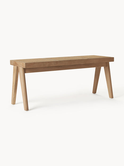Bench Sissi with Viennese Wickerwork