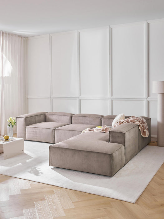 Lennon Corduroy Modular Corner Sofa (4-seater)