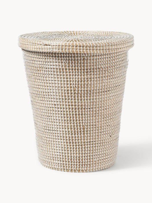 Aleya Seagrass Storage Basket with Lid