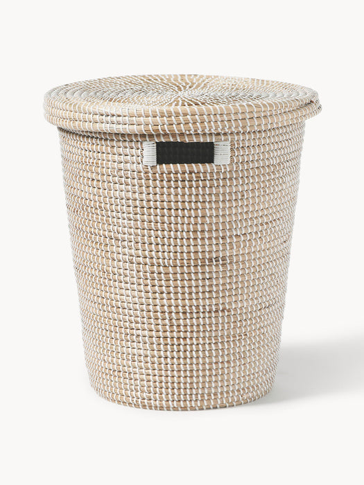 Aleya Seagrass Storage Basket with Lid
