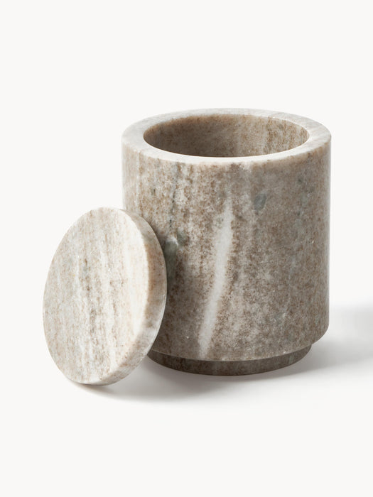Marble Storage Jar Simba H 12 cm
