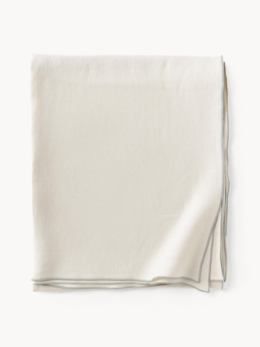 Linen Tablecloth Kennedy with Decorative Edging