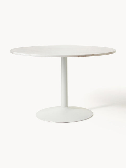 Miley Oval Marble Dining Table, 120 x 90 cm