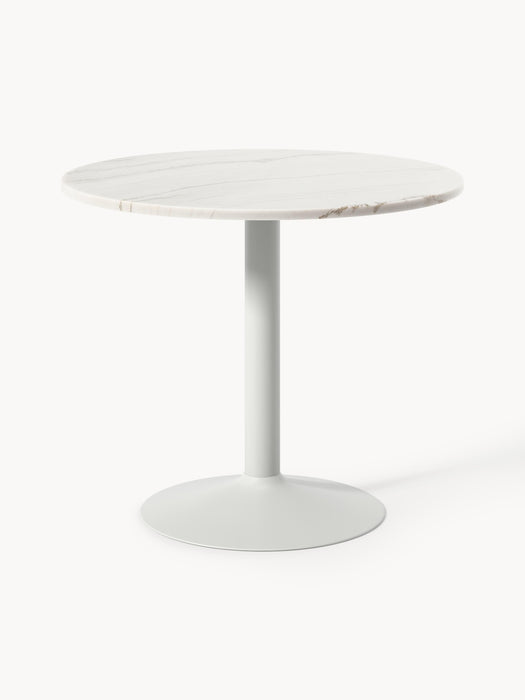 Oval Marble Dining Table Miley 120x90 cm