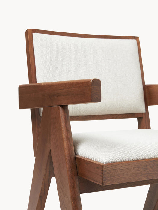 Upholstered Dining Chair Sissi with Armrests