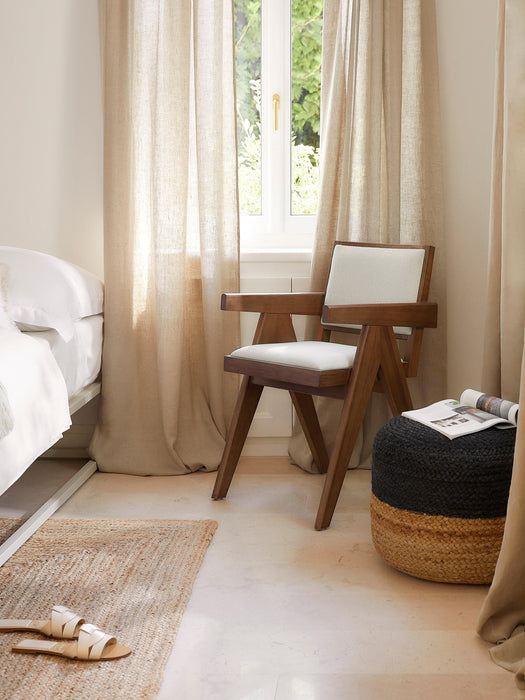 Upholstered Dining Chair Sissi with Armrests