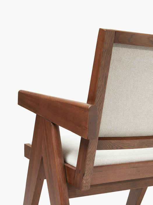 Upholstered Dining Chair Sissi with Armrests