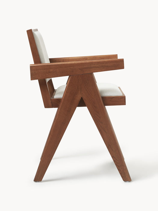 Upholstered Dining Chair Sissi with Armrests