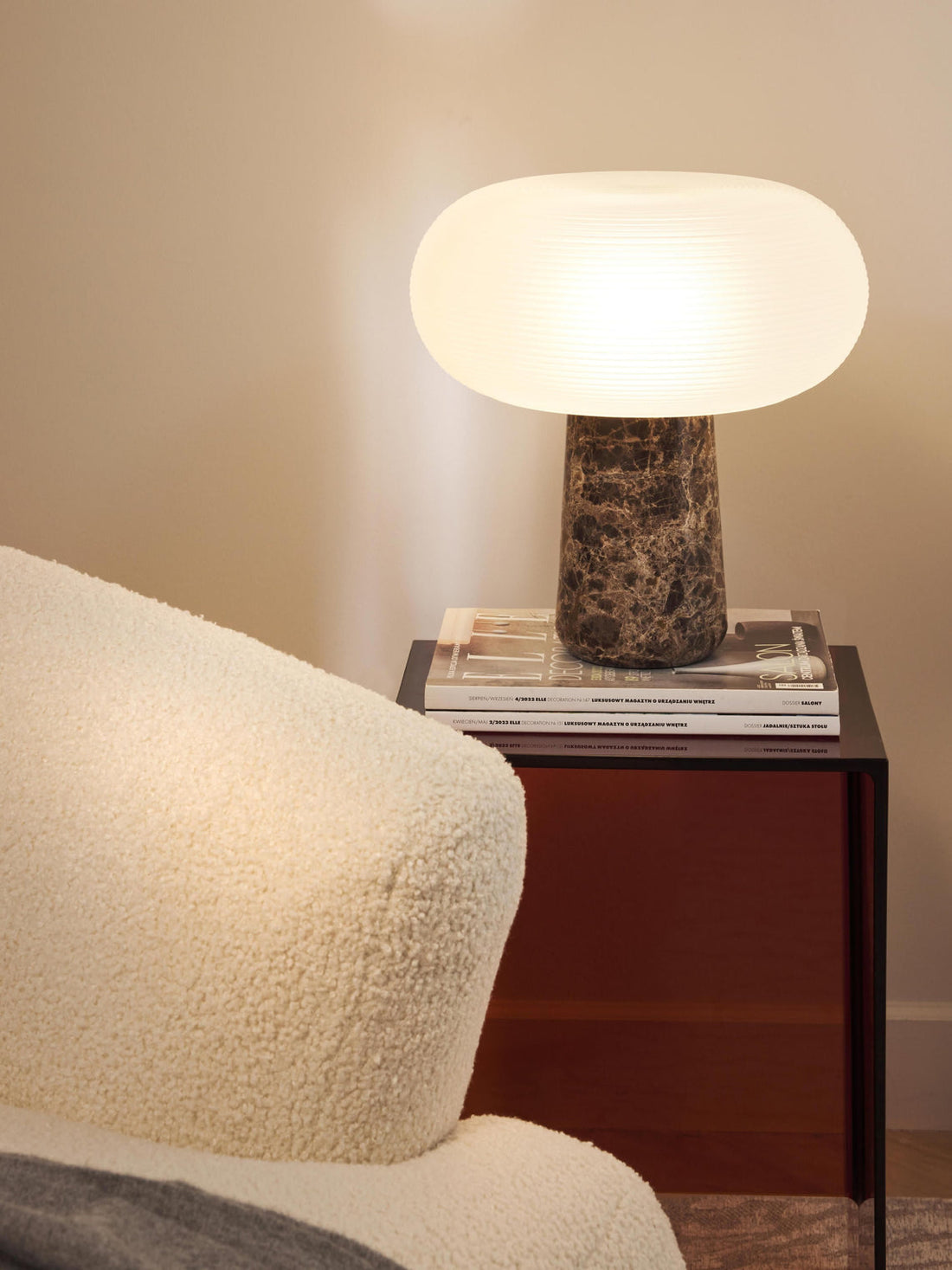 Mariella Table Lamp with Marble Base