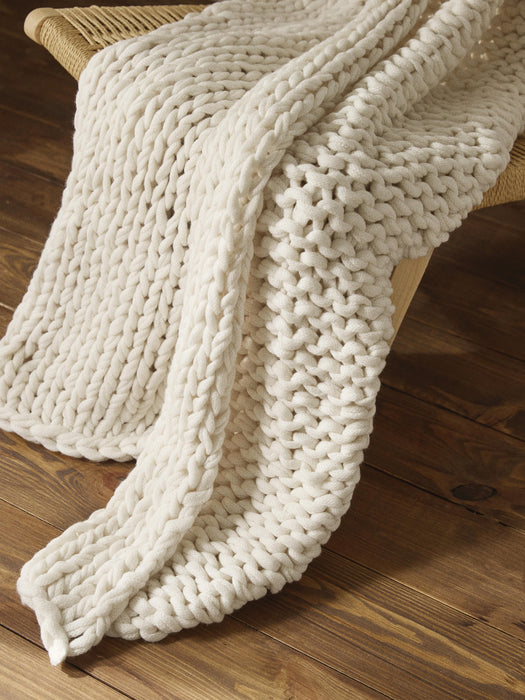 Handmade Chunky Knit Blanket Adyna