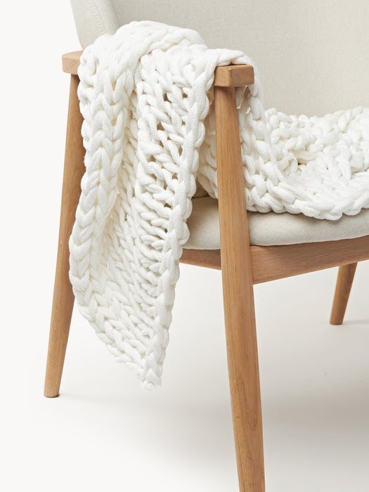 Handmade Chunky Knit Blanket Adyna
