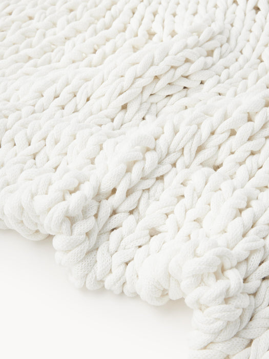 Handmade Chunky Knit Blanket Adyna