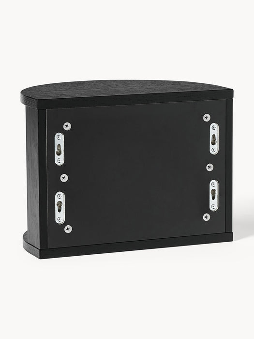 Wall-Mounted Bedside Table Calary with Fluted Front