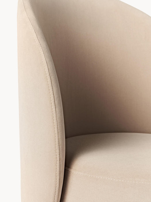Upholstered Velvet Chair Zeyno