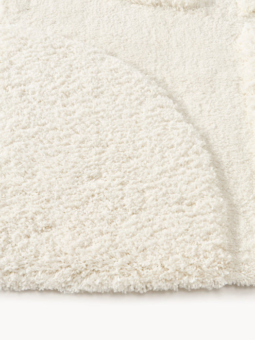 Jade Fluffy High-Low Rug