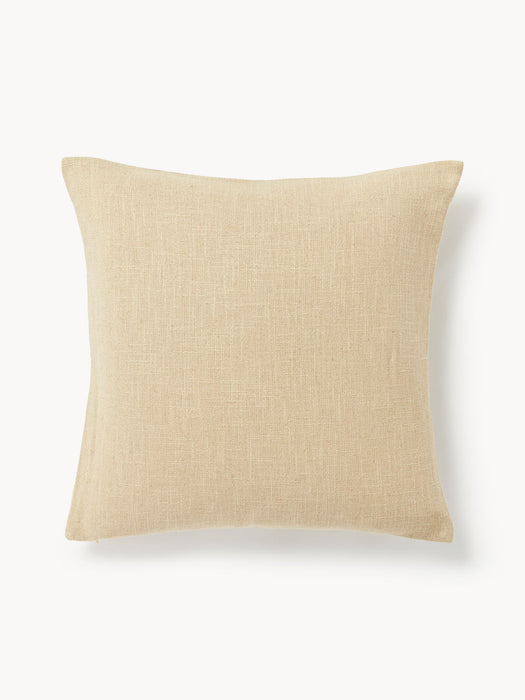 Terre Hand-Woven Cushion Cover with Decorative Seam