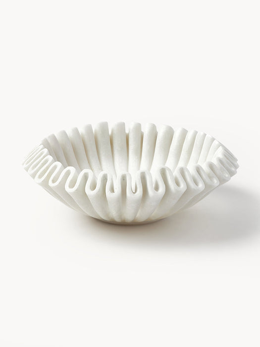 Santorini Handmade Decorative Marble Bowl, Ø 31 cm