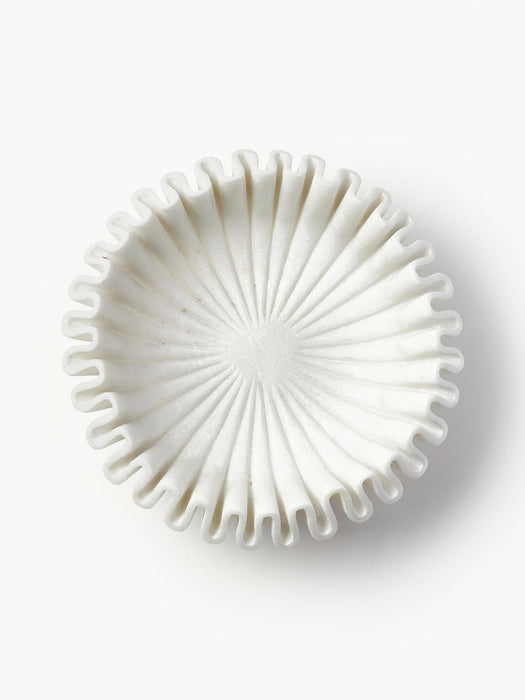 Santorini Handmade Decorative Marble Bowl, Ø 31 cm