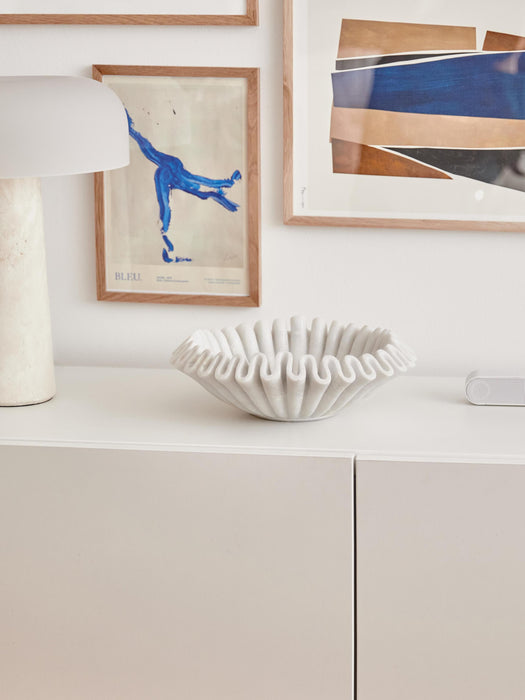 Handmade Decorative Marble Bowl Santorini 31 cm