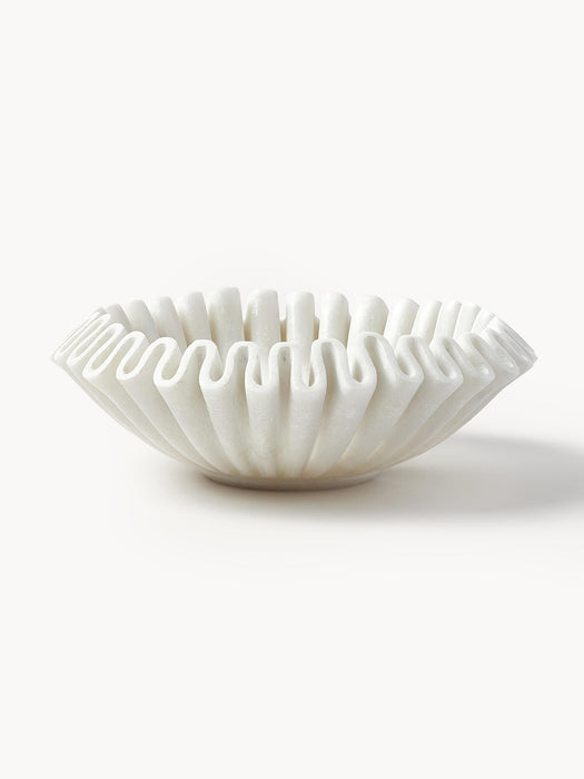 Santorini Handmade Decorative Marble Bowl, Ø 31 cm