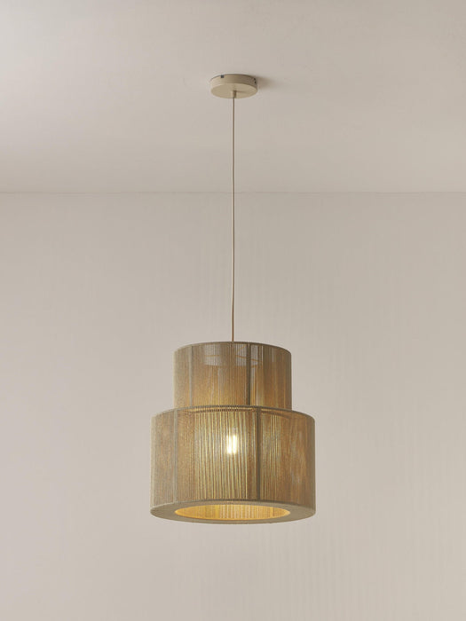 Lace Linen Thread Pendant Light