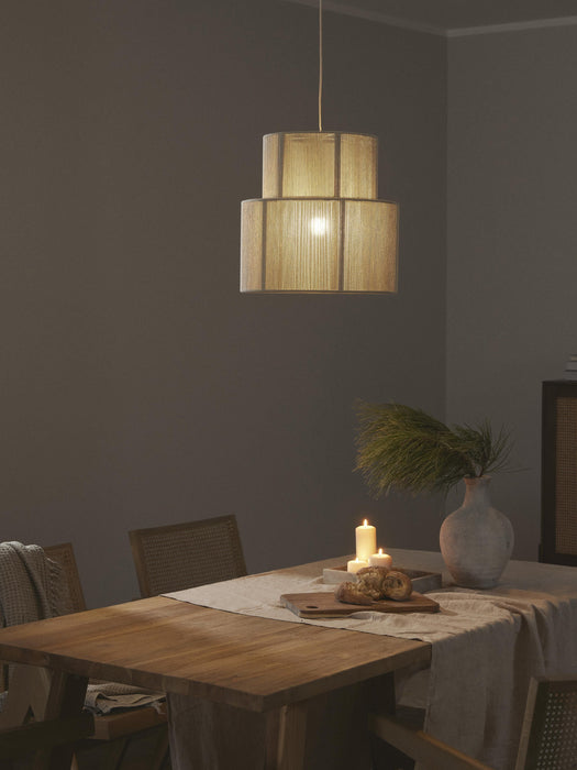 Linen Thread Pendant Light Lace