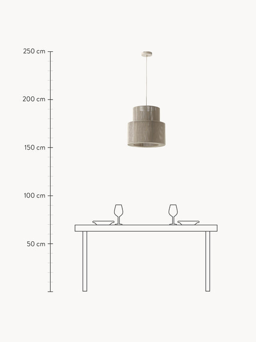 Linen Thread Pendant Light Lace