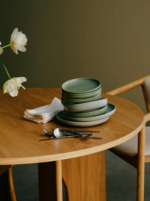 Porcelain Dinner Plates Nessa Set of 4