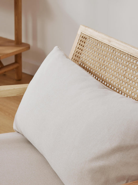 Rubberwood Lounge Chair Manuell