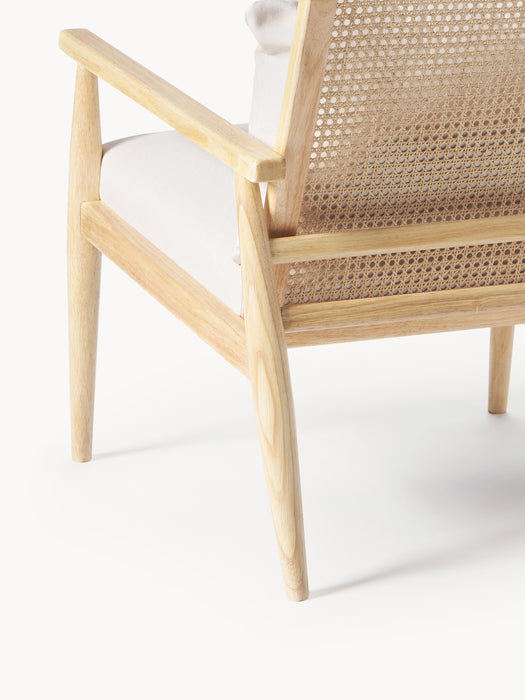 Rubberwood Lounge Chair Manuell