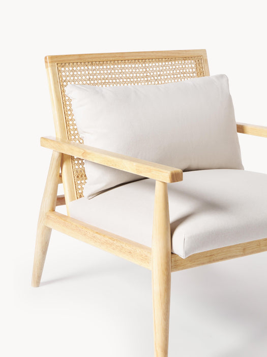 Rubberwood Lounge Chair Manuell