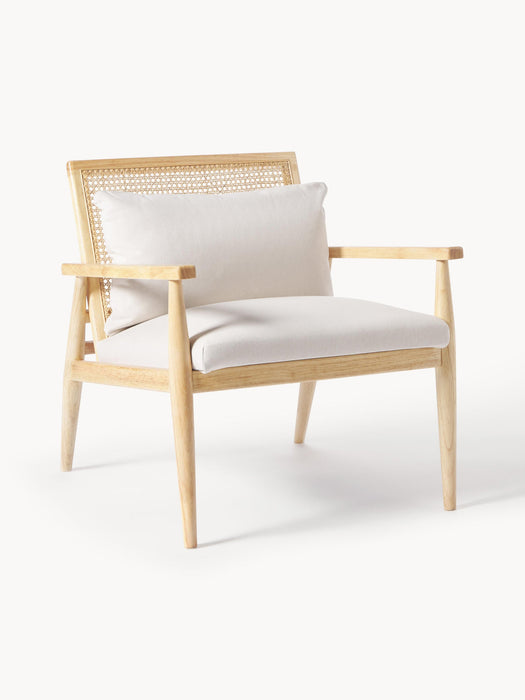 Manuell Rubberwood Lounge Chair
