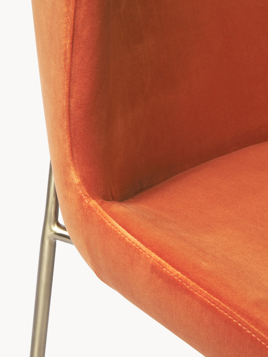 Upholstered Velvet Chair Tess
