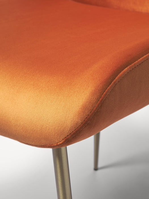 Upholstered Velvet Chair Tess