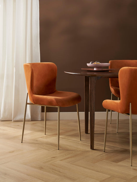 Upholstered Velvet Chair Tess