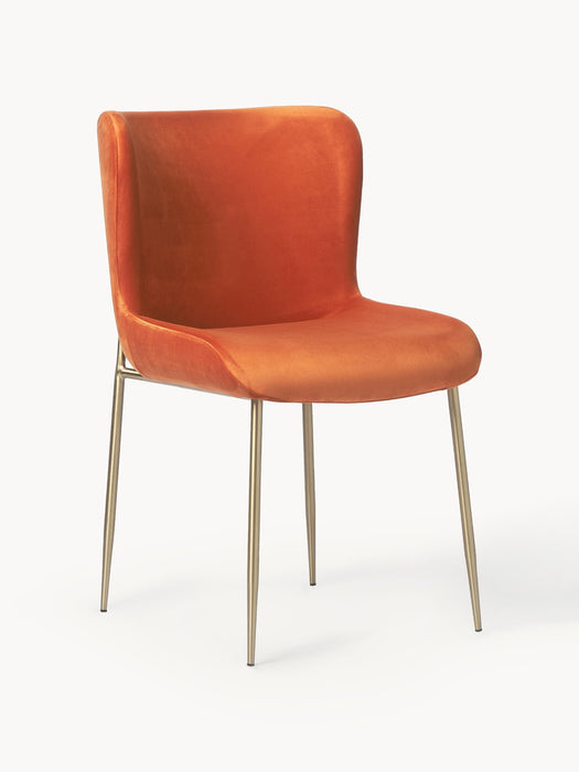 Upholstered Velvet Chair Tess