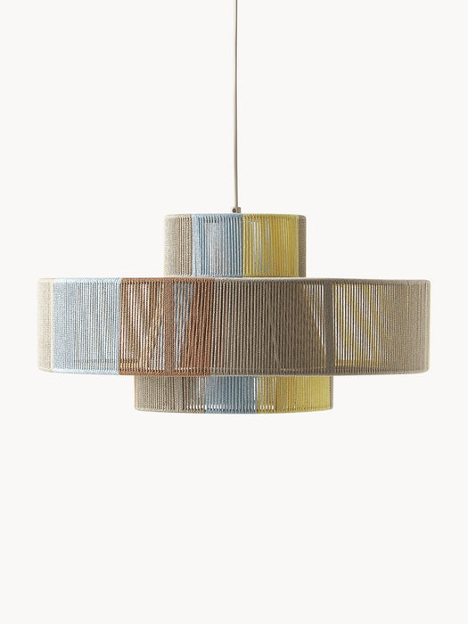 Lace Large Linen Thread Pendant Light