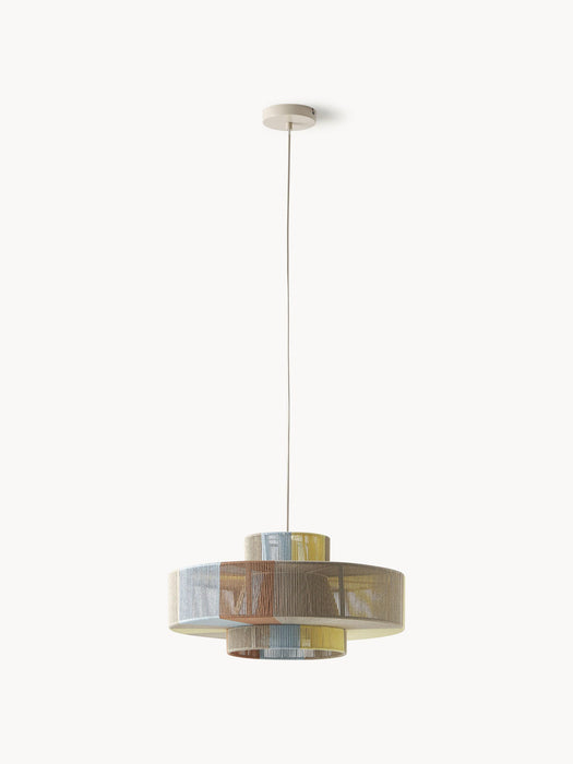 Lace Large Linen Thread Pendant Light