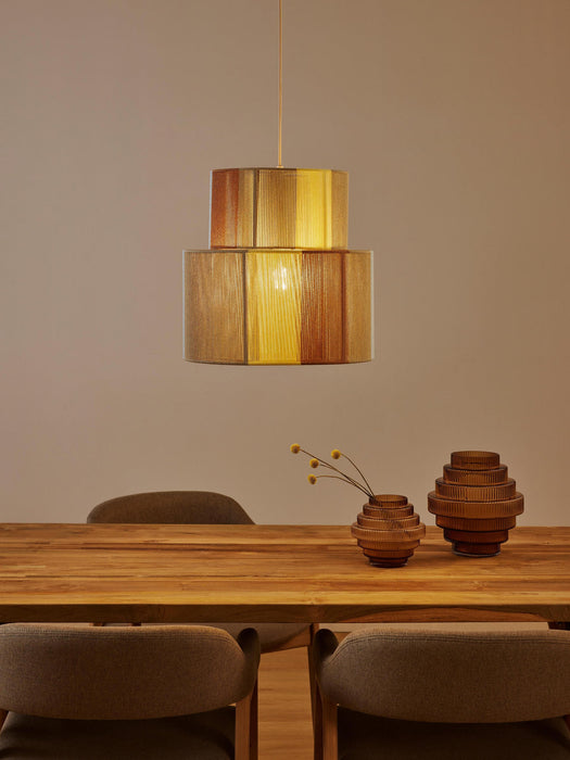 Lace Linen Thread Pendant Light