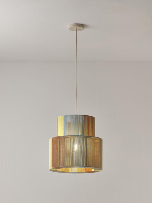 Lace Linen Thread Pendant Light
