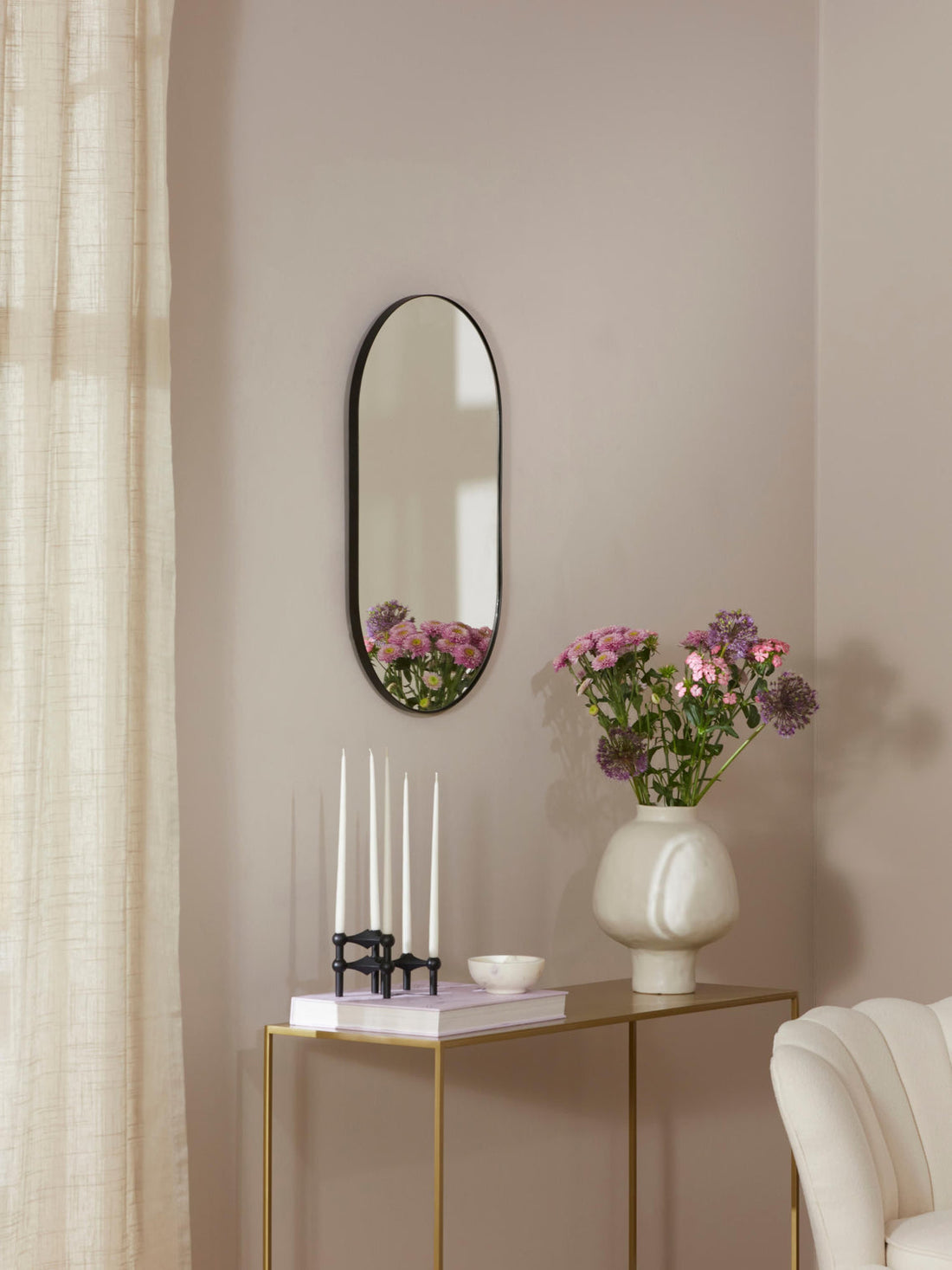 Lucia Oval Wall Mirror