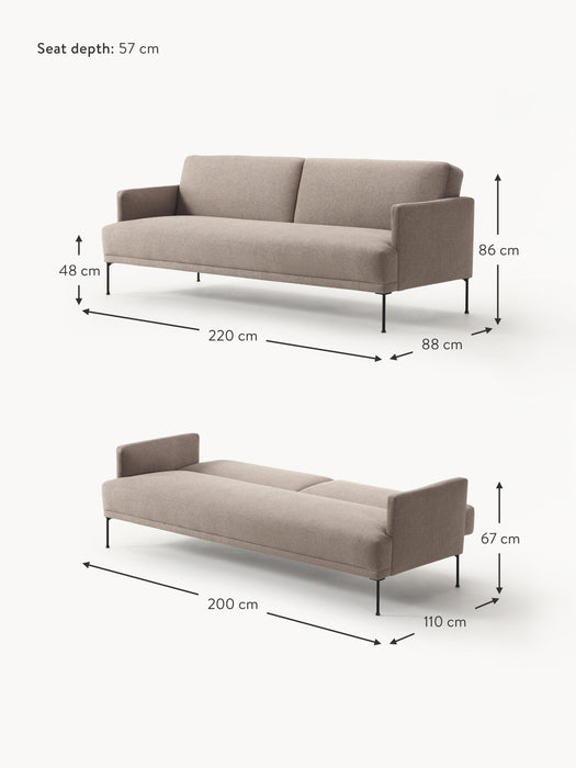 Sofa Bed Fluente 3-seater