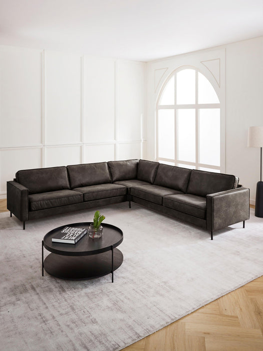Hunter XL Leather Corner Sofa