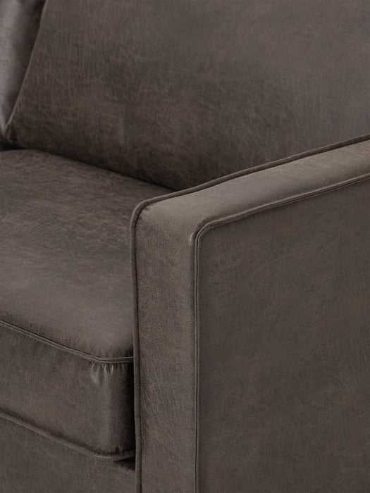 XL Leather Corner Sofa Hunter