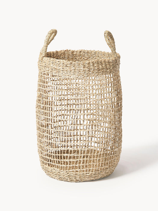 Ian Seagrass Storage Baskets, Set of 2