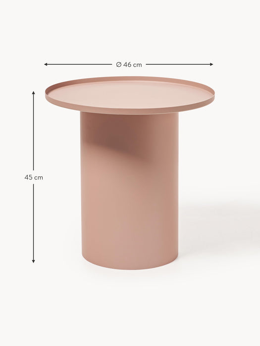 Round Metal Side Table Sverre