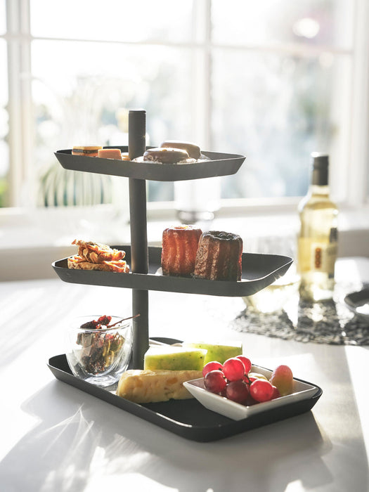 Metal Tiered Serving Stand Tower