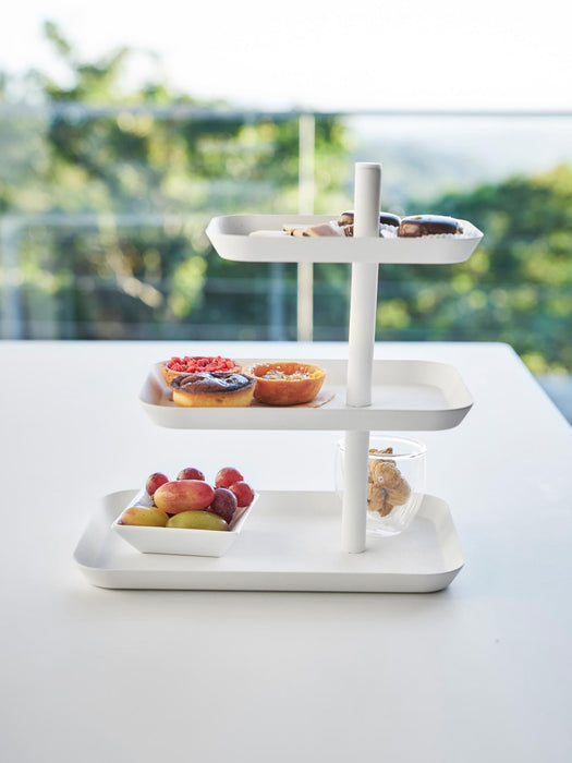 Metal Tiered Serving Stand Tower