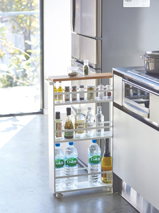 Storage Trolley Tower with Handle
