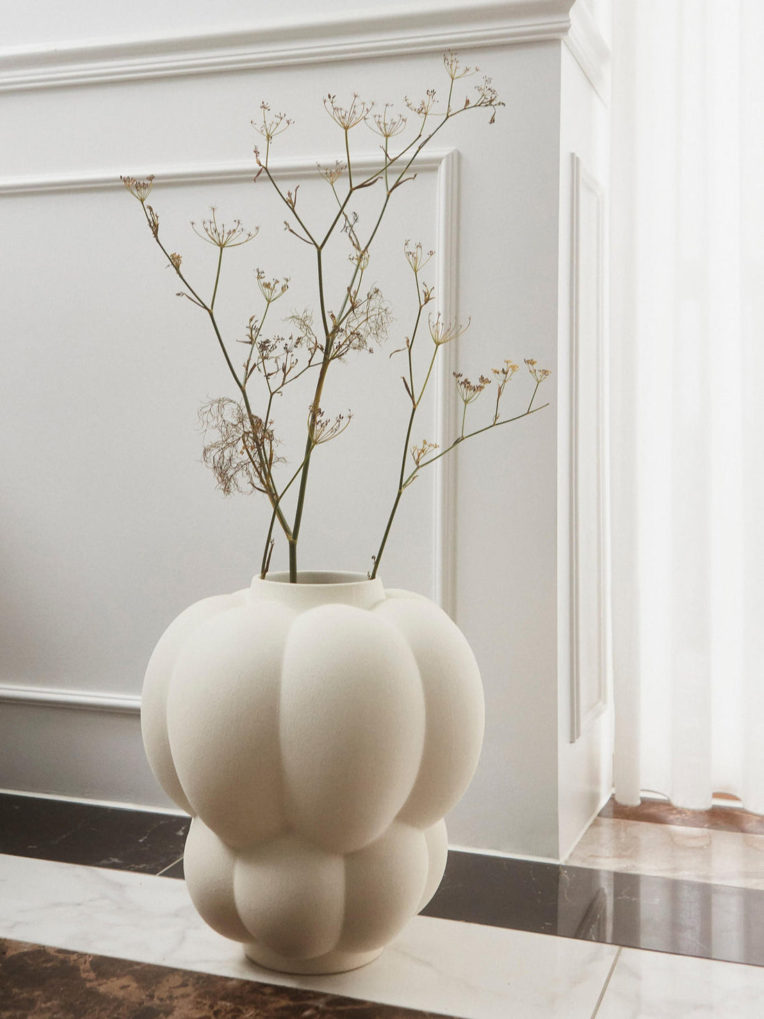 Uva Ceramic Vase, H 28 cm